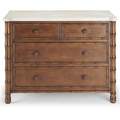 Jasper Furniture FAUX BAMBOO CHEST OF DRAWERS