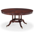 Jasper Furniture Bedford Dining Table with extendable leaf insert