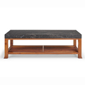 Calligraphy Coffee Table with Stone Top