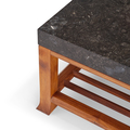 Calligraphy Coffee Table with Stone Top