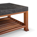 Calligraphy Coffee Table with Stone Top