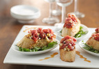 Muir Glen Tomato, Blue Cheese and Prosciutto Bruschetta