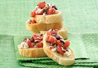 Muir Glen Tomato-Goat Cheese Bruschetta