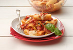 Muir Glen Tomato-Basil Pasta with Fresh Mozzarella
