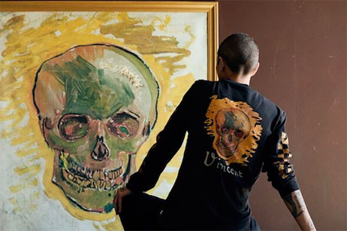 boné vans van gogh