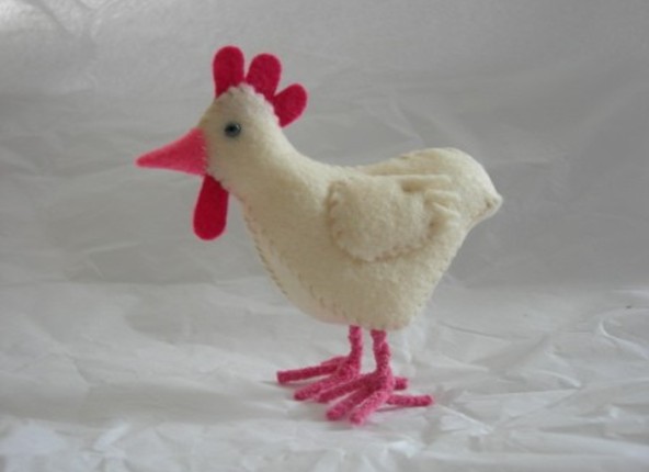 Little Felt Chicken