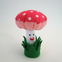 Happy Pink Plush Mushroom