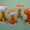 Pumpkin Mushroom Plush group