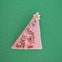 Sequin-encrusted Christmas tree pin