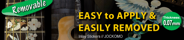 Inlay Stickers:for Guitar,Bass and Ukulele and more