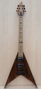 homemade v guitar
