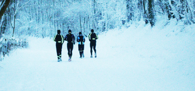 Running in snow