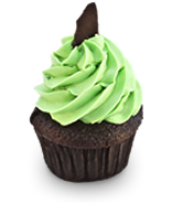 Chocolate Mint Cupcake