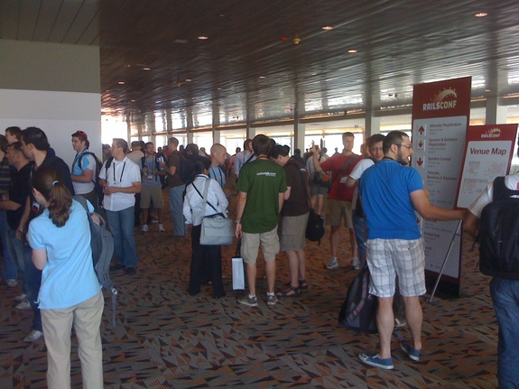 Lots of men at Railsconf 2010