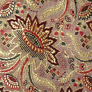 SILK BROCADE PATTERNED - MAUVE/BERRY [BR702]