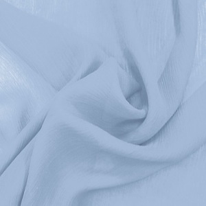 SILK CHIFFON CRINKLES - CASHMERE BLUE [CCP523]