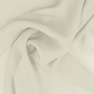 SILK CHIFFON CRINKLES - BONE WHITE [CCP525]