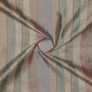 SILK DUPIONI STRIPES - MIX SPICE [DMST129]