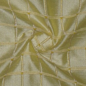 SILK DUPIONI WINDOW PANE - LEMON FROST  [DMST136]