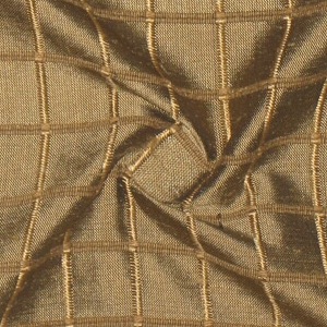SILK DUPIONI WINDOW PANE - DEEP WALNUT [DMST142]