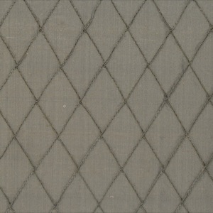 SILK DUPIONI EMBROIDERED - DUSTY BROWN [EMB764]