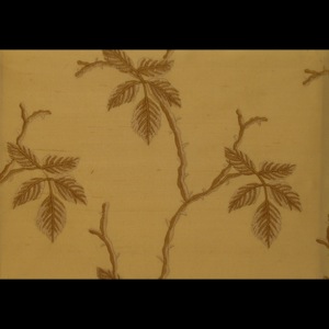 SILK DUPIONI EMBROIDERED-HEAVY - TOFFEE [EMBH160]