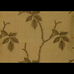 SILK DUPIONI EMBROIDERED-HEAVY - BASIL [EMBH162]