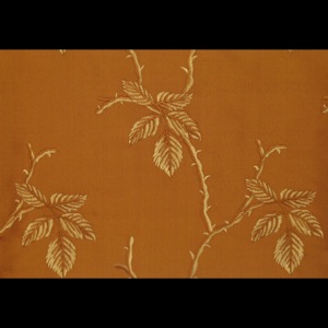 SILK DUPIONI EMBROIDERED-HEAVY - OLD GOLD [EMBH165]
