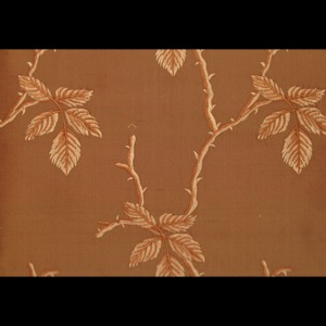 SILK DUPIONI EMBROIDERED-HEAVY - LT MAPLE [EMBH166]