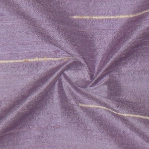 SILK DUPIONI EMBROIDERED-LIGHT - LAVENDER  [EMBL192]