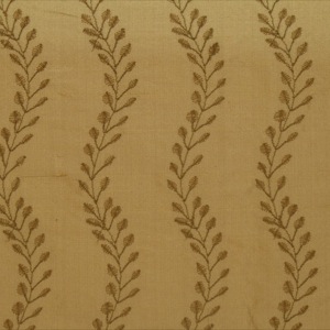SILK DUPIONI EMBROIDERED-MED - DAPPER TAN [EMBM832]