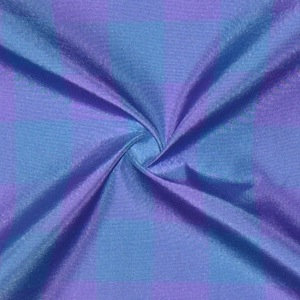 SILK TAFFETA PLAIDS - DERBY PLD AMETHYST/BLUE/SAPPHI [TFP325]
