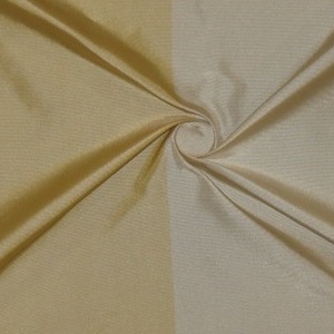 SILK TAFFETA STRIPES - BUFFALO STRP ECRU/FROST GOLD  [TFS408]