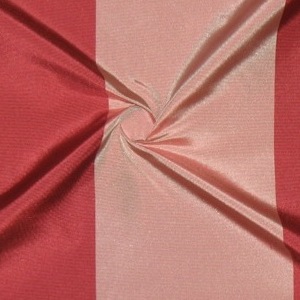 SILK TAFFETA STRIPES - BUFFALO STRP BURGANDY/FR. BURG  [TFS411]