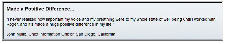 Testimonial: Made a Positive Difference