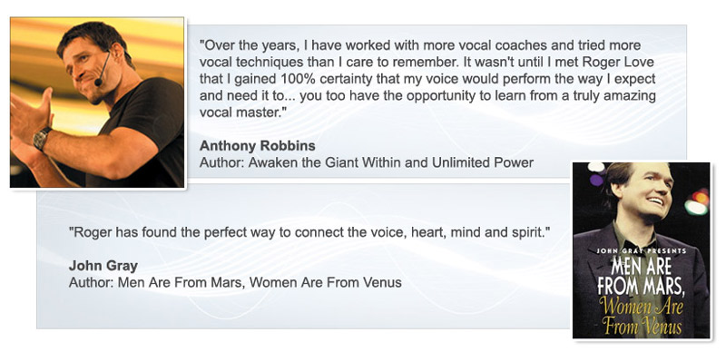 Tony Robbins and John Gray