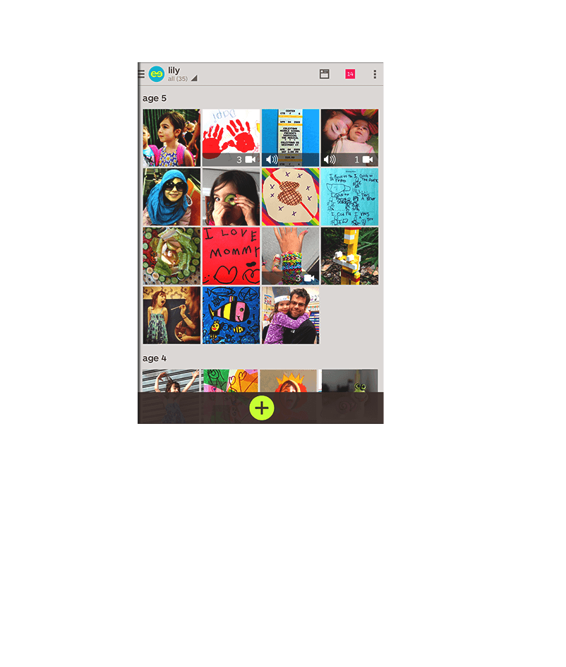 Save photos & videos of your kids’ firsts, toothless grins, birthday parties, vacations, graduations, competitions, and holidays as well as their art, school work and priceless mementos.