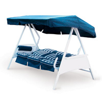 3-SEAT SWING & CUSHION SET | patio | resin