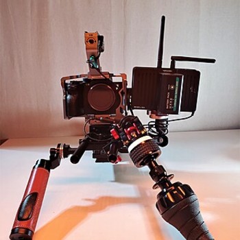 Rent Camera Shoulder Mount Rig with Zacuto Tornado Focus & Tilta Power