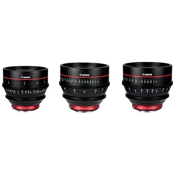 Rent Canon CN-E Cinema Primes: 24, 35, 50