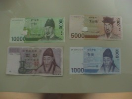 韓国新紙幣 韓国新紙幣
