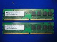 Micron 2 x 512MB (1GB) MT8HTF6464AY-53 PC2-4200U DDR2 SDRAM