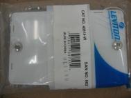 Leviton 40914-W Telephone Wall Jack Wall Plate White