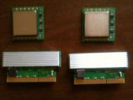 Intel 2x Xeon 2Ghz/400Mhz SL6YJ Dual-Core Socket 603 CPUs w Power Regulators