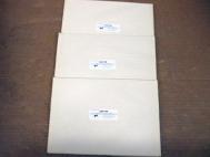 Lot of 3 Gel Company Glass Plate GA018H 12cm WTR Hipped