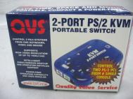 QVS KVM 2-Port Switch KVM-102