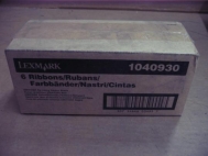 Lexmark 1040930 Box of 6 Ink Ribbons Black 238X/239X