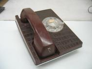 Western Electric Alligator Skin Rotary Dial Desk Phone