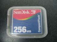 SanDisk 256MB Compact Flash Memory Card