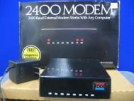 2400 Baud External Serial Telephone Modem